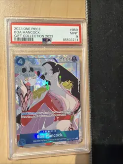 PSA 9 Mint Boa Hancock OP02-059 2023 One Piece Gift Collection English Promo PR - Image 1