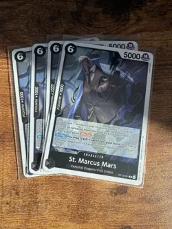 4x St. Marcus Mars OP13-091 Carrying On His Will Foil X4 Playset One Piece - Image 1