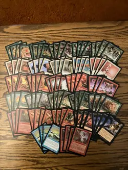 Mtg Urza’s Saga Lot x100 Magic the Gathering Mtg Cards Urza’s Saga Edition Lp-Mp - Image 1
