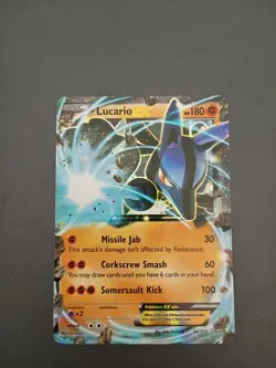 Pokemon Card Lucario EX 54/111 Furious Fists Ultra Rare Holo (NM) Near Mint.. - Image 3