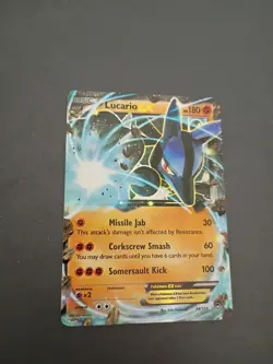 Pokemon Card Lucario EX 54/111 Furious Fists Ultra Rare Holo (NM) Near Mint.. - Image 4