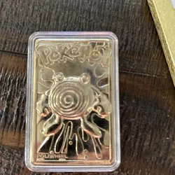 1999 Limited Edition Poliwhirl 23K Gold Plated Pokemon Trading Card - Image 1