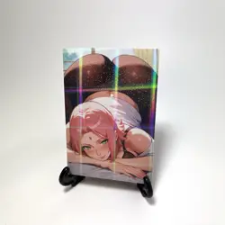 Naruto Sakura Haruno Sexy Anime Waifu Girl Doujin Lewd Goddess Story Art Card - Image 2