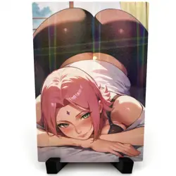 Naruto Sakura Haruno Sexy Anime Waifu Girl Doujin Lewd Goddess Story Art Card - Image 3
