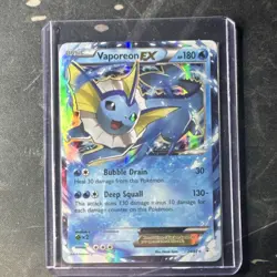 Pokemon Vaporeon EX Full Art Ultra Rare Holo Card 24/83 Generations - Image 1