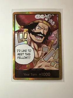 One Piece DON!! Card (Gol.D.Roger) (Gold Foil) Carrying On His Will - Image 1