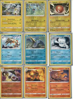 Pokemon 81 Card Lot SWSH ERA Holo/Reverse Holo /Rares Champions Path Rebel Clash - Image 3