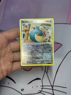 Snorlax 33/111 Rising Rivals 2009 LEAGUE PROMO Cross Stitch Holo Pokemon Card - Image 2