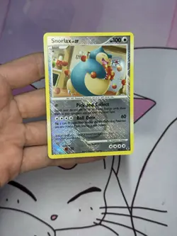 Snorlax 33/111 Rising Rivals 2009 LEAGUE PROMO Cross Stitch Holo Pokemon Card - Image 3