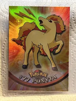 2000 Pokemon TV Animation Edition - Holo Foil card 77 Ponyta - Image 1