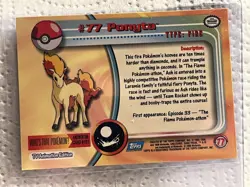 2000 Pokemon TV Animation Edition - Holo Foil card 77 Ponyta - Image 2