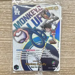 Bandai Namco One Piece Card Game Monkey D. Luffy Leader Card ST02-010 5000 Power - Image 1