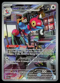 Pokemon Card - Porygon-Z Paradox Rift 214/182 Holo Illustration Rare - Image 1