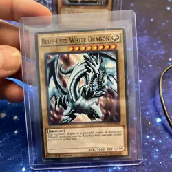 YU-GI-OH 1st Edition 3 Different Art Blue Eyes White Dragon Card Lot. - Image 2