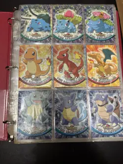 Pokemon Topps Binder Lot Almost Complete Only Missing Handful Cards Inc Binder - Image 1
