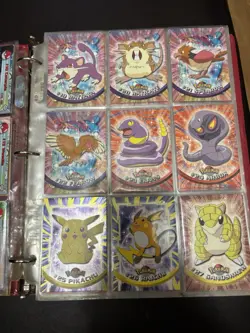 Pokemon Topps Binder Lot Almost Complete Only Missing Handful Cards Inc Binder - Image 3