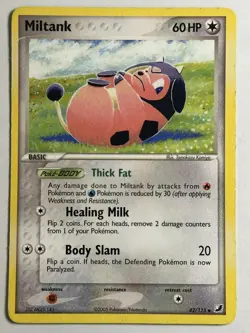 Miltank Unseen Forces 42/115 MP-LP Pokemon Card - Image 1
