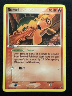 Numel Deoxys 68/107 Pokemon Card LP - Image 1
