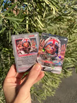 Custom Central Cee Can't Rush Greatness Pokemon style trading cards PACK - Image 1