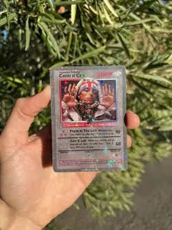 Custom Central Cee Can't Rush Greatness Pokemon style trading cards PACK - Image 3