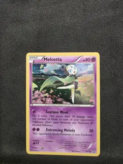 Meloetta XY193 X & Y Holo Rare Black Star Promo Pokemon Card NM- - Image 1