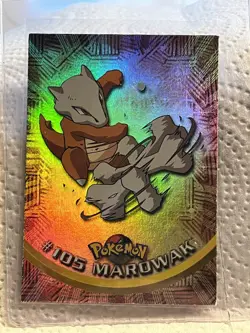 2000 Pokemon TV Animation Edition - Holo Foil card 105 Marowak - Image 1