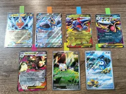 PokemonTCG Bundle| X7 Cards| Phantasmal Flames|Double Rares & Illustration Rares - Image 1