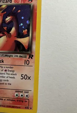 Dark Charizard Holo Rare 4/82, 1999-2000, Pokemon Card - Image 3