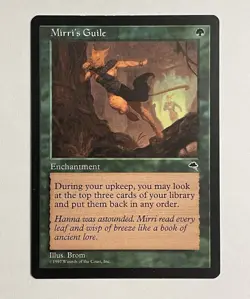 1x Mirri's Guile MTG Card Tempest Rare Enchantment LP/MP (C) - Image 1