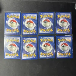 (8x) 1999 Base Set Vintage Pokemon Trainer Card Lot (3 Duplicates) - Image 5