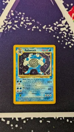 Poliwrath 015/130 Base Set 2 WOTC 2000 Holo Rare Pokemon Card - Image 1