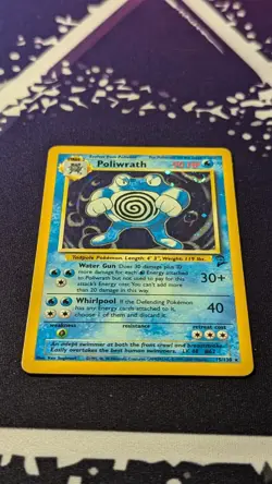 Poliwrath 015/130 Base Set 2 WOTC 2000 Holo Rare Pokemon Card - Image 2