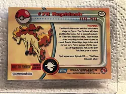 2000 Pokemon TV Animation Edition - Holo Foil card 78 Rapidash - Image 2