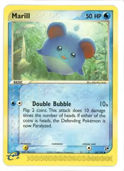 Marill 68/100 EX Sandstorm Pokemon Card - Image 1