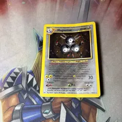 Magneton 10/64 Holo Rare Neo Revelation - Pokemon Card - Damaged - Image 1