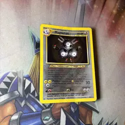 Magneton 10/64 Holo Rare Neo Revelation - Pokemon Card - Damaged - Image 2