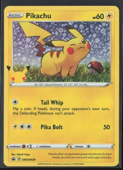 Pikachu - (General Mills) Promo Miscellaneous Cards & Products SWSH039 NM - Image 1