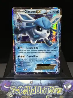 Pokemon Card Glaceon EX 20/124 XY Fates Collide Full Art Ultra Rare Near Mint - Image 1