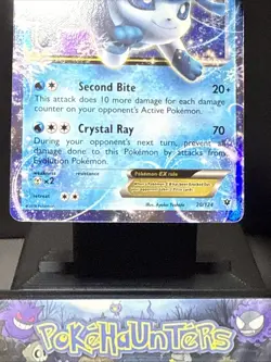 Pokemon Card Glaceon EX 20/124 XY Fates Collide Full Art Ultra Rare Near Mint - Image 3
