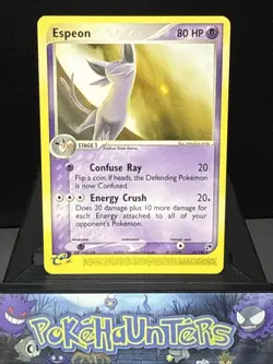 Pokemon Card Espeon 16/100 EX Sandstorm Rare Non Holo Light Play - Image 1