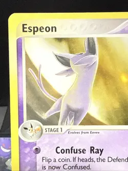 Pokemon Card Espeon 16/100 EX Sandstorm Rare Non Holo Light Play - Image 3