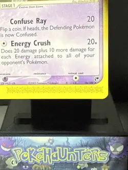 Pokemon Card Espeon 16/100 EX Sandstorm Rare Non Holo Light Play - Image 4