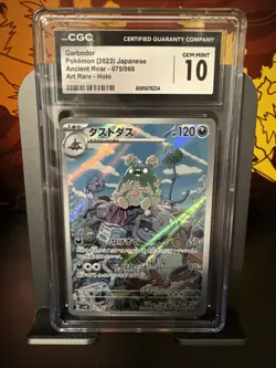 CGC Gem Mint 10 Garbodor 075/066 AR Art Rare Ancient Roar sv4K Pokemon Card - Image 1