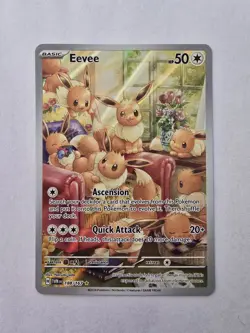 Pokemon Eevee Holo TCG Card 188/167 Sv06 Twilight Masquerade - Image 1