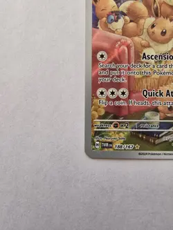 Pokemon Eevee Holo TCG Card 188/167 Sv06 Twilight Masquerade - Image 5
