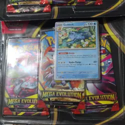 2 x Pokemon TCG Mega Evolution 3-Pack Blister Card Psyduck & Golduck Foil Promo - Image 4