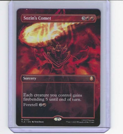Magic MTG Avatar The Last Airbender Sozin's Comet Borderless M0332 - Image 1