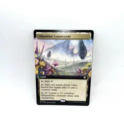 Abundant Countryside Extended Art Commander Lorwyn Eclipsed Magic The Gathering - Image 1