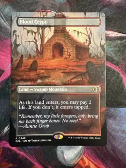 MTG - Blood Crypt (Borderless Regular) - Lorwyn Eclipsed 0349 - Image 1