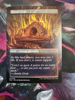 MTG - Blood Crypt (Borderless Regular) - Lorwyn Eclipsed 0349 - Image 2